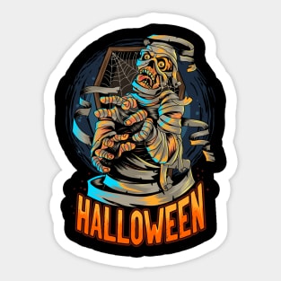 Halloween mummy Sticker